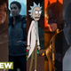 From left: The Dark Crystal: Age of Resistance, The Mandalorian, The Expanse, Rick and Morty, Batwoman, Watchmen, and The Good Place.